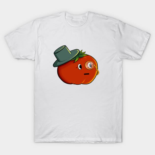 Fancy Tomato Grandpa with Monocle T-Shirt by OurSimpleArts